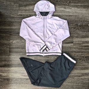 NIKE Lilac and Gray Windbreaker Suit